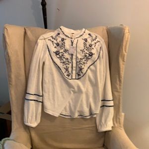 Free People Boho/Peasant Shirt